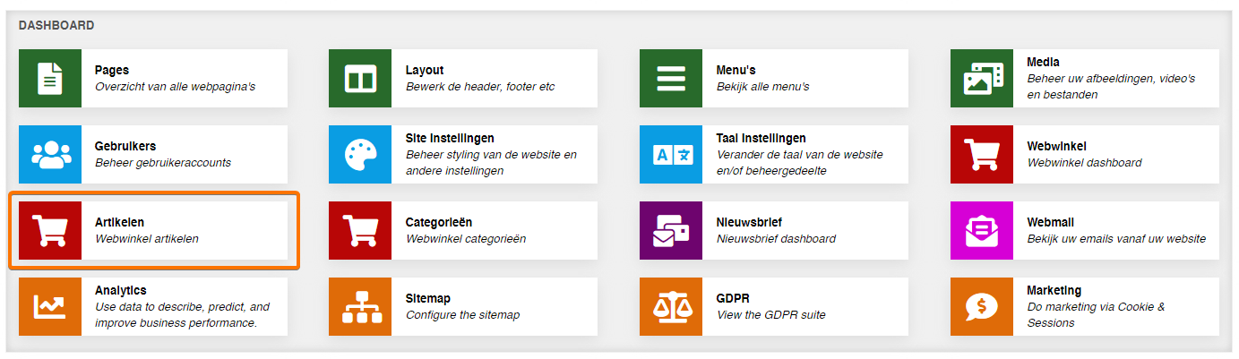 webwinkel-plus-artikel-create-dashboard